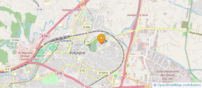 localisation de l'entreprise MADAME HABIBA BEN OUBAHA à AUBAGNE