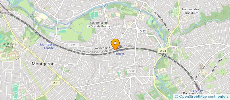 localisation de l'entreprise MADAME HABIBA BENAISSA  YERRES