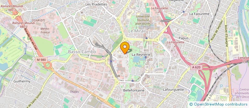 localisation de l'entreprise MADAME HABIBA BESSOLTANE à TOULOUSE