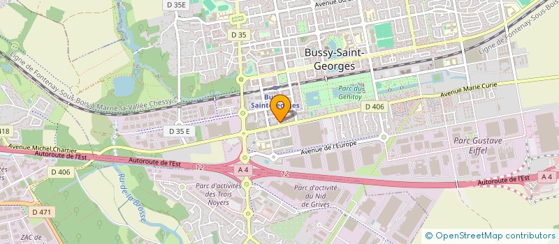 localisation de l'entreprise MADAME HABIBA BOHDOU  BUSSY-SAINT-GEORGES