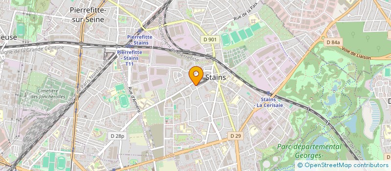 localisation de l'entreprise MADAME HABIBA BORSALI à STAINS