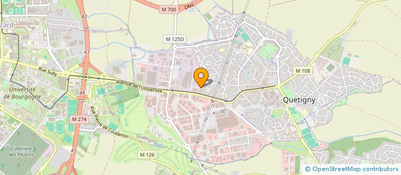 localisation de l'entreprise MADAME HABIBA BOUZIANE à QUETIGNY