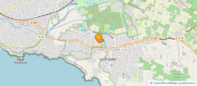 localisation de l'entreprise MADAME HABIBA DECHIR à LE PRADET