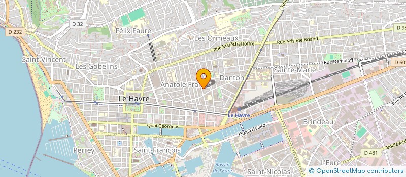 localisation de l'entreprise MADAME HABIBA HARZOUNE à LE HAVRE