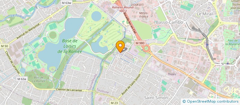 localisation de l'entreprise MADAME HABIBA OUMALEK à TOULOUSE