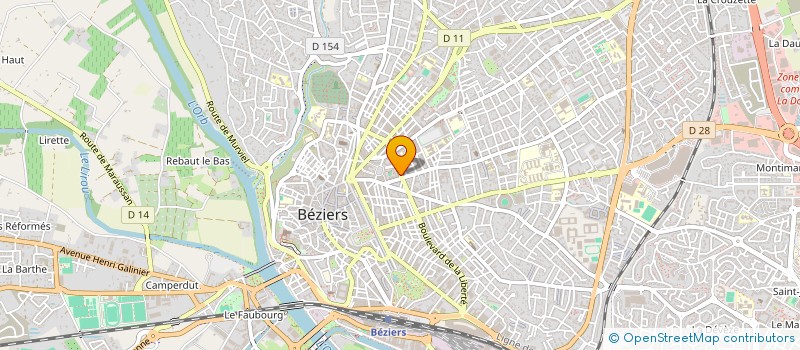 localisation de l'entreprise MADAME HABIBA TAHRI à BEZIERS