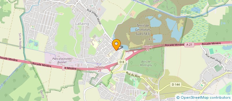 localisation de l'entreprise MADAME HABIBA YAHIA  LALLAING