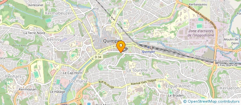 localisation de l'entreprise MADAME HABIBATA COULIBALY à QUIMPER