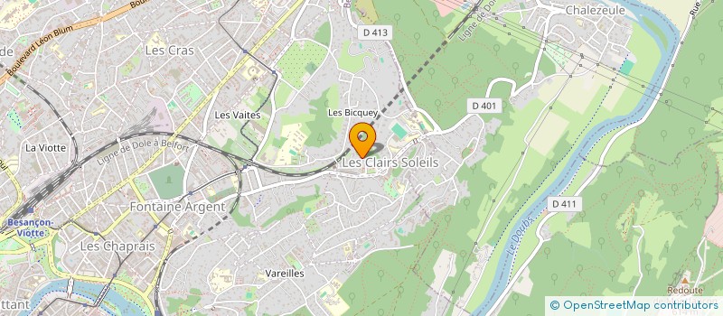 localisation de l'entreprise MADAME HABIBE ADA  BESANCON