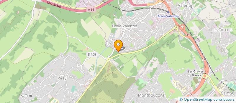localisation de l'entreprise MADAME HABIBE KURT  ECOLE-VALENTIN