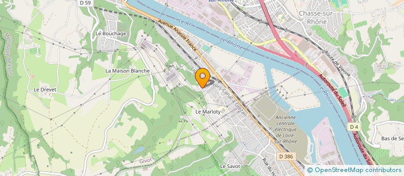 localisation de l'entreprise MADAME HABLA DAOUD-GHRIB à GIVORS