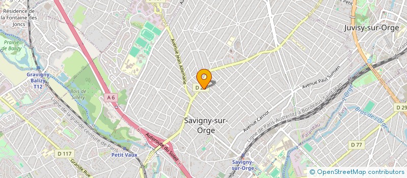 localisation de l'entreprise MADAME HABLA HARKAT  SAVIGNY-SUR-ORGE