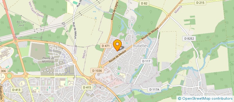 localisation de l'entreprise MADAME HABSATOU KANE  RUBELLES