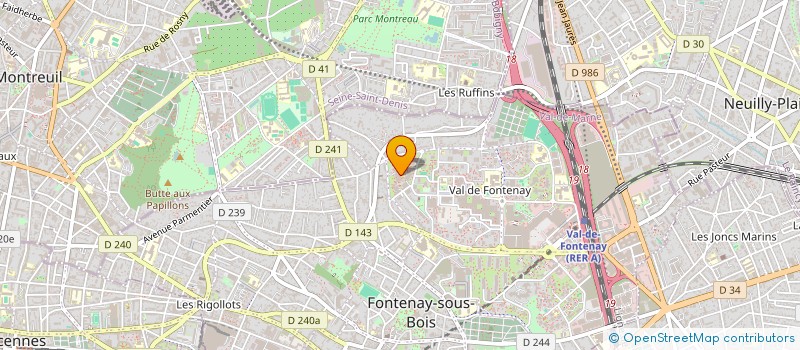 localisation de l'entreprise MADAME HABY KA à FONTENAY-SOUS-BOIS