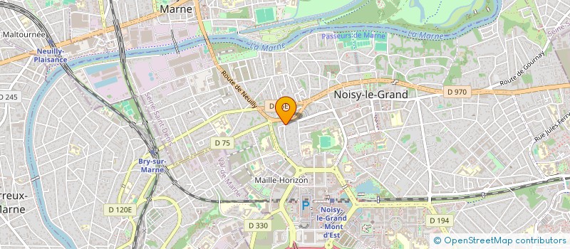 localisation de l'entreprise MADAME HABY NDIAYE à NOISY-LE-GRAND