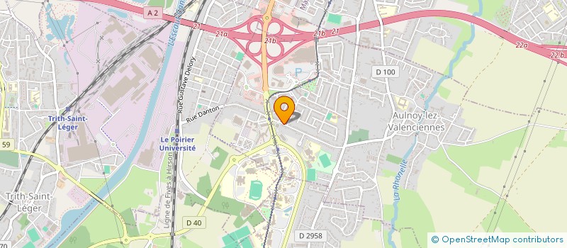 localisation de l'entreprise MADAME HABY SOW  AULNOY-LEZ-VALENCIENNES