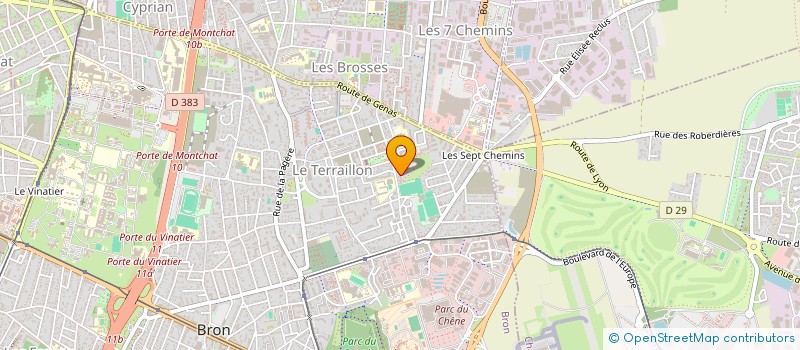 localisation de l'entreprise MADAME HACER AKKUS  BRON