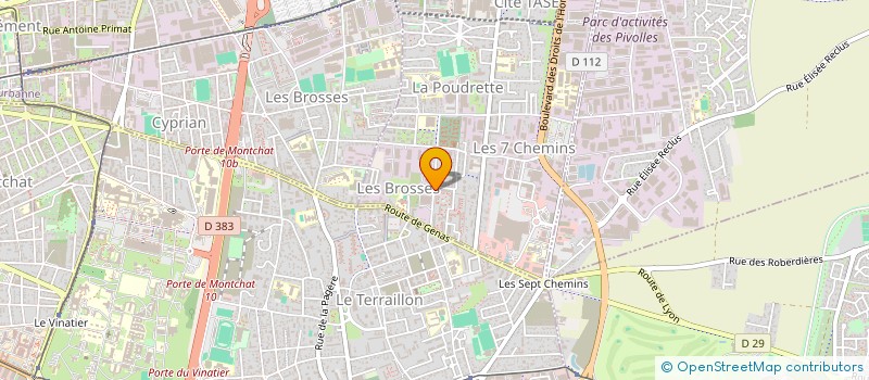 localisation de l'entreprise MADAME HACER CALIK  VAULX-EN-VELIN