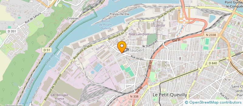 localisation de l'entreprise MADAME HACER GUNES à LE PETIT-QUEVILLY