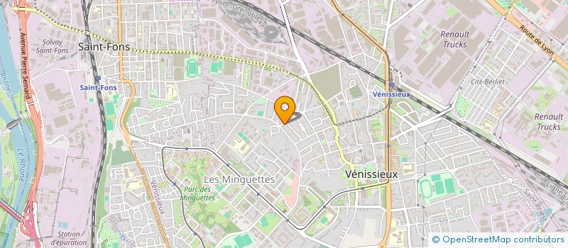 localisation de l'entreprise MADAME HACINA AIT CHERIF  VENISSIEUX