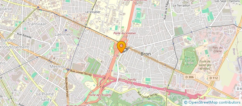 localisation de l'entreprise MADAME HACINA BERDA  BRON