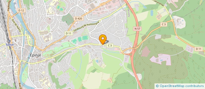 localisation de l'entreprise MADAME HADA MESSAOUDI  EPINAL