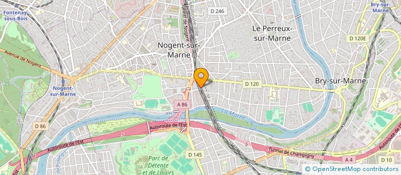 localisation de l'entreprise MADAME HADAR DENENBAUM  LE PERREUX-SUR-MARNE