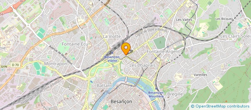 localisation de l'entreprise MADAME HADDA BEGHRICHE à BESANCON