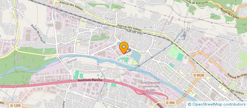 localisation de l'entreprise MADAME HADDA HSISSOU  THYEZ