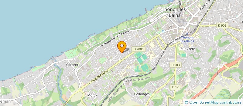 localisation de l'entreprise MADAME HADDA LOUAR à THONON-LES-BAINS