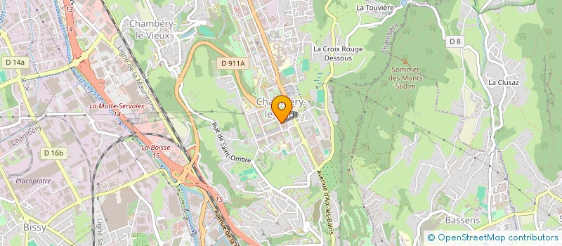 localisation de l'entreprise MADAME HADDA MELKI  CHAMBERY