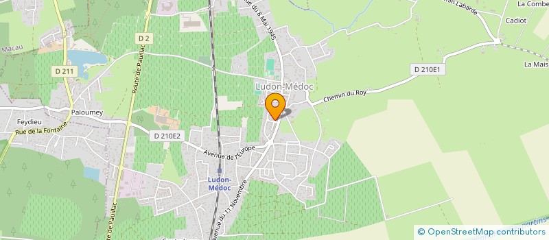 localisation de l'entreprise MADAME HADDOUMA HATTA  LUDON-MEDOC