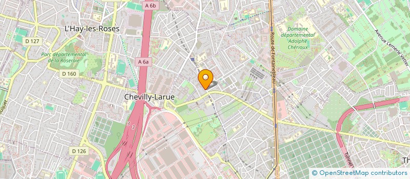 localisation de l'entreprise MADAME HADHAMI YOUSSFI  CHEVILLY-LARUE