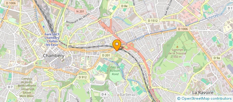 localisation de l'entreprise MADAME HADHEMI TLILI  LE PONT-DE-BEAUVOISIN