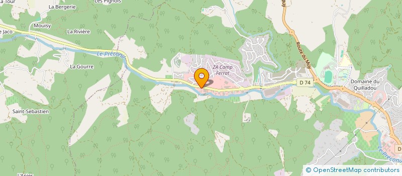 localisation de l'entreprise MADAME HADI KOLIVAND à SAINTE-MAXIME