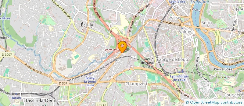 localisation de l'entreprise MADAME HADIA LALOUI  TASSIN-LA-DEMI-LUNE