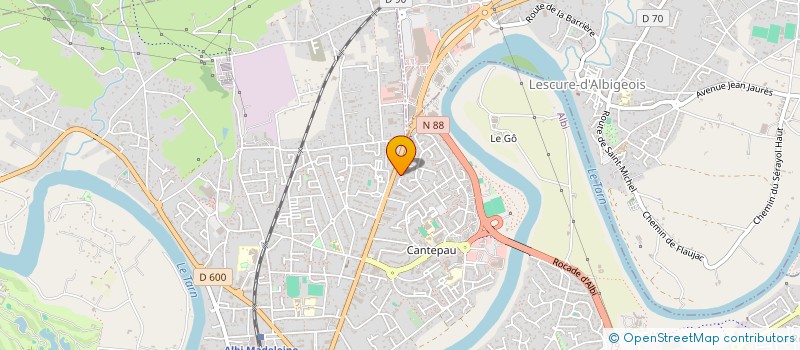 localisation de l'entreprise MADAME HADIARA SOGODOGO à ALBI