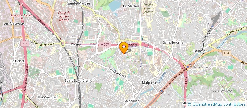 localisation de l'entreprise MADAME HADIDJA ABDALLAH à MARSEILLE 13EME