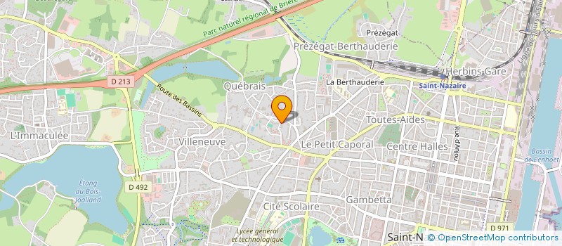 localisation de l'entreprise MADAME HADIDJA ALI  SAINT-NAZAIRE