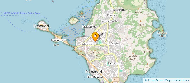 localisation de l'entreprise MADAME HADIDJA BOTO à DZAOUDZI