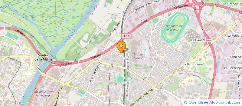 localisation de l'entreprise MADAME HADIDJA DJOUMOI  ANGERS