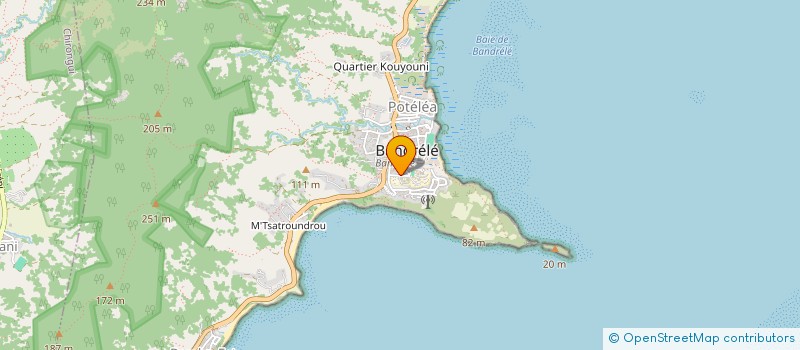 localisation de l'entreprise MADAME HADIDJA MOUSLOUH  BANDRELE