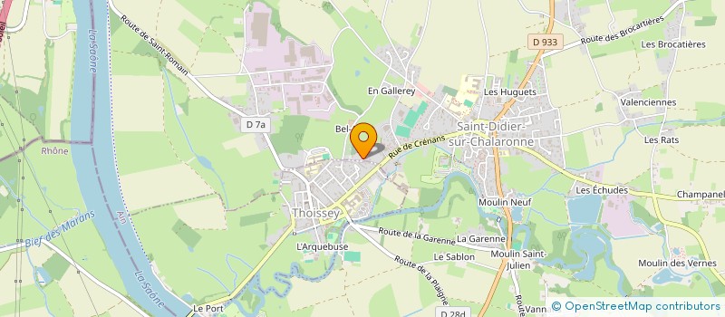 localisation de l'entreprise MADAME HADIL ZEBABDJI  SAINT-DIDIER-SUR-CHALARONNE