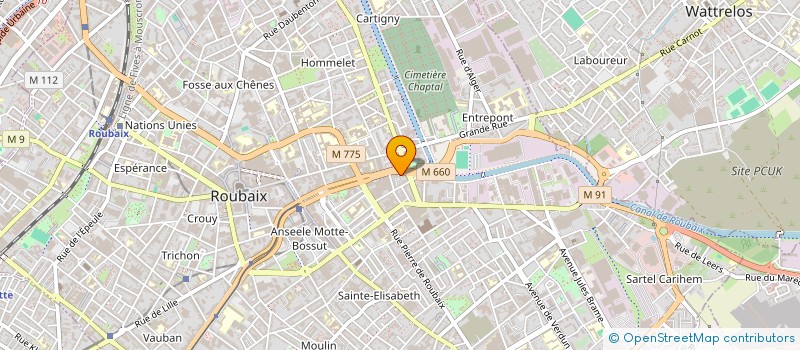 localisation de l'entreprise MADAME HADJA BARRY à ROUBAIX