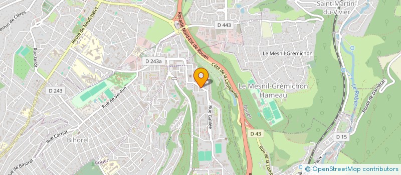 localisation de l'entreprise MADAME HADJA CISSE  ROUEN