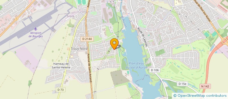 localisation de l'entreprise MADAME HADJA DRAME  BOURGES