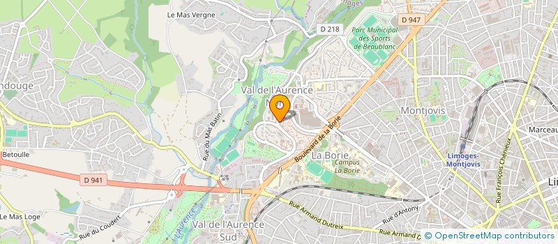 localisation de l'entreprise MADAME HADJA KONATE à LIMOGES