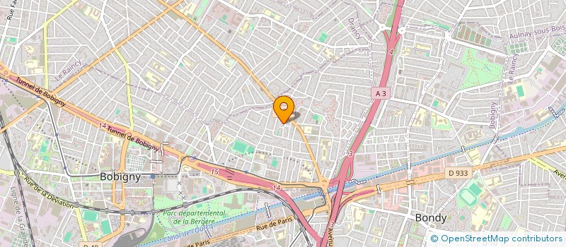 localisation de l'entreprise MADAME HADJA KOUROUMA à BOBIGNY