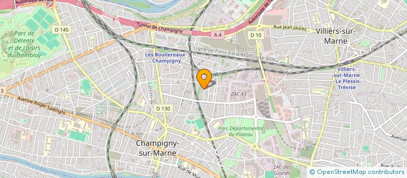 localisation de l'entreprise MADAME HADJA MACHAMIE COULIBALY à CHAMPIGNY-SUR-MARNE