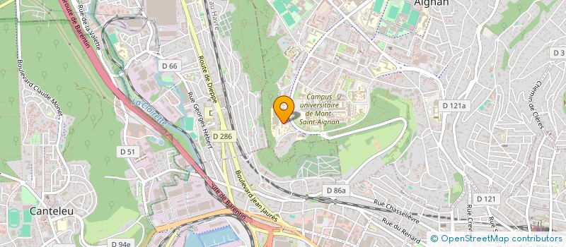 localisation de l'entreprise MADAME HADJA SOW  MONT-SAINT-AIGNAN